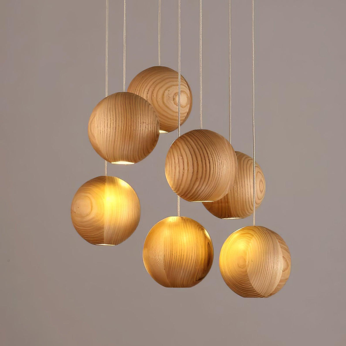 Timber Cluster Pendant Light