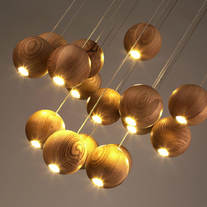 Timber Cluster Pendant Light