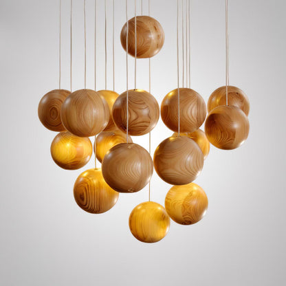 Timber Cluster Pendant Light