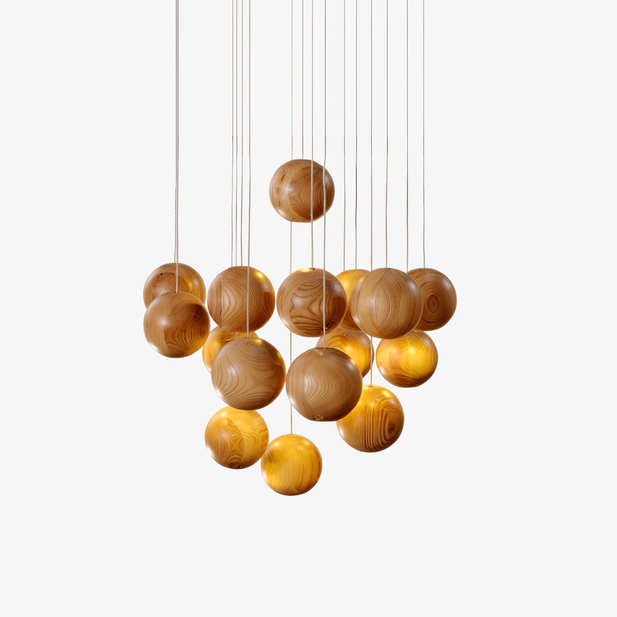 Timber Cluster Pendant Light