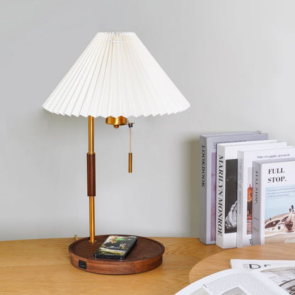 Column Pleat Table Lamp