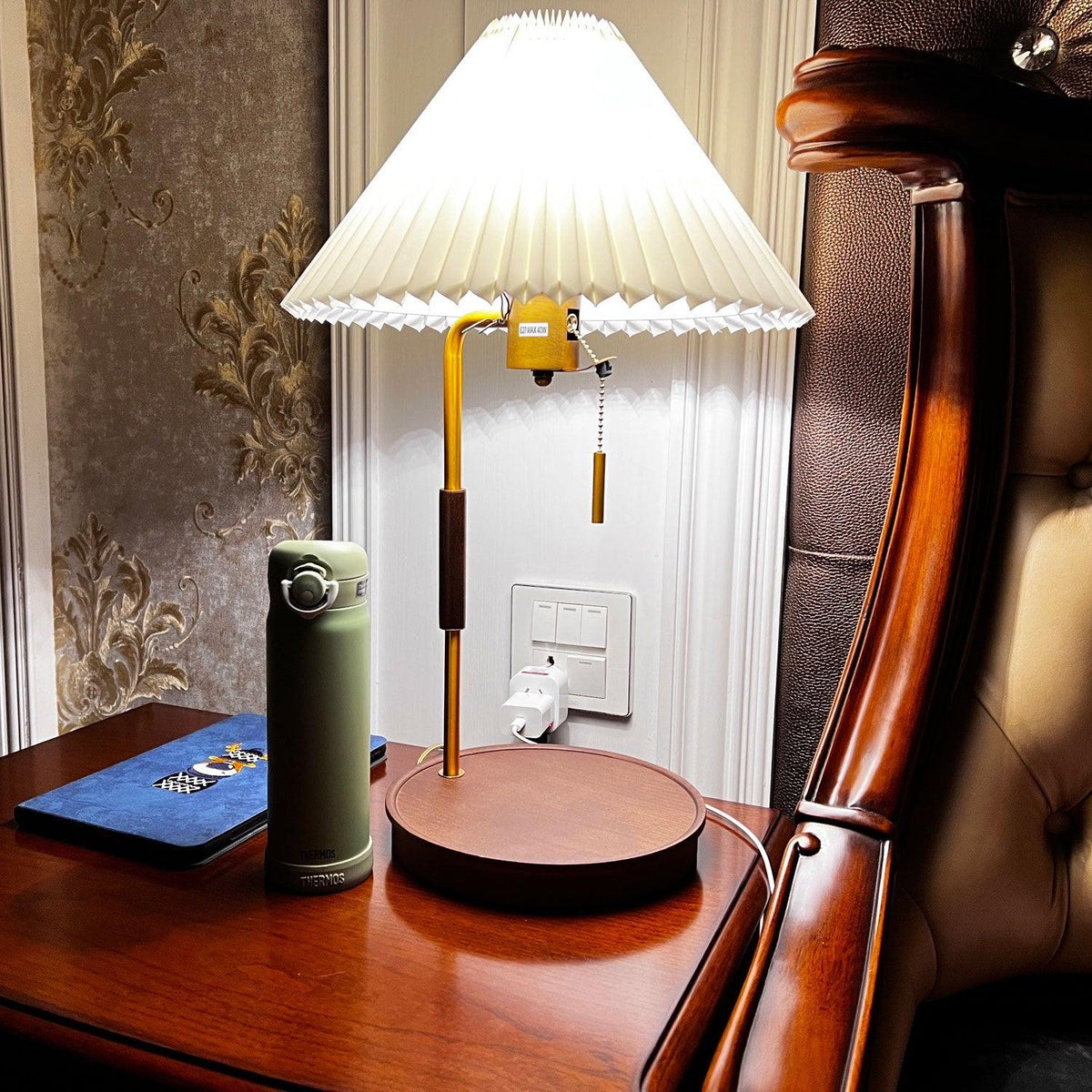 Column Pleat Table Lamp