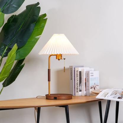Column Pleat Table Lamp