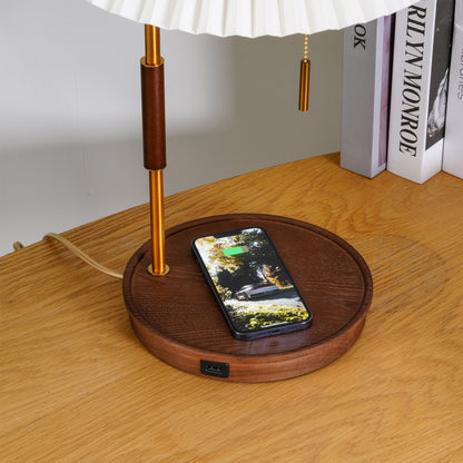 Column Pleat Table Lamp