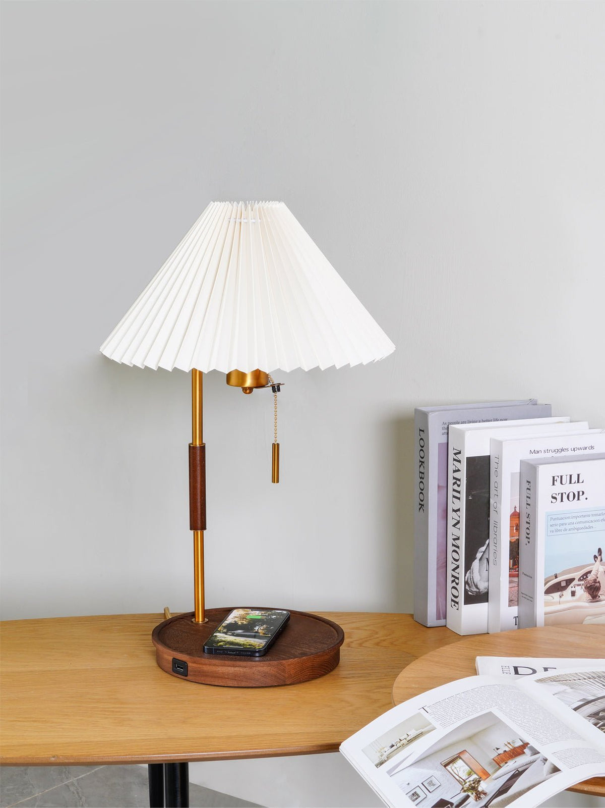 Column Pleat Table Lamp