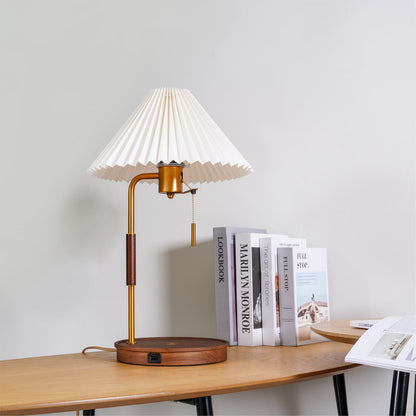 Column Pleat Table Lamp