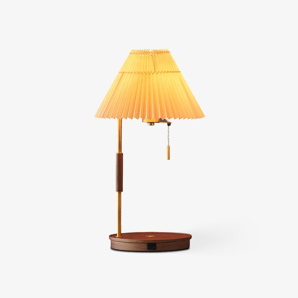 Column Pleat Table Lamp