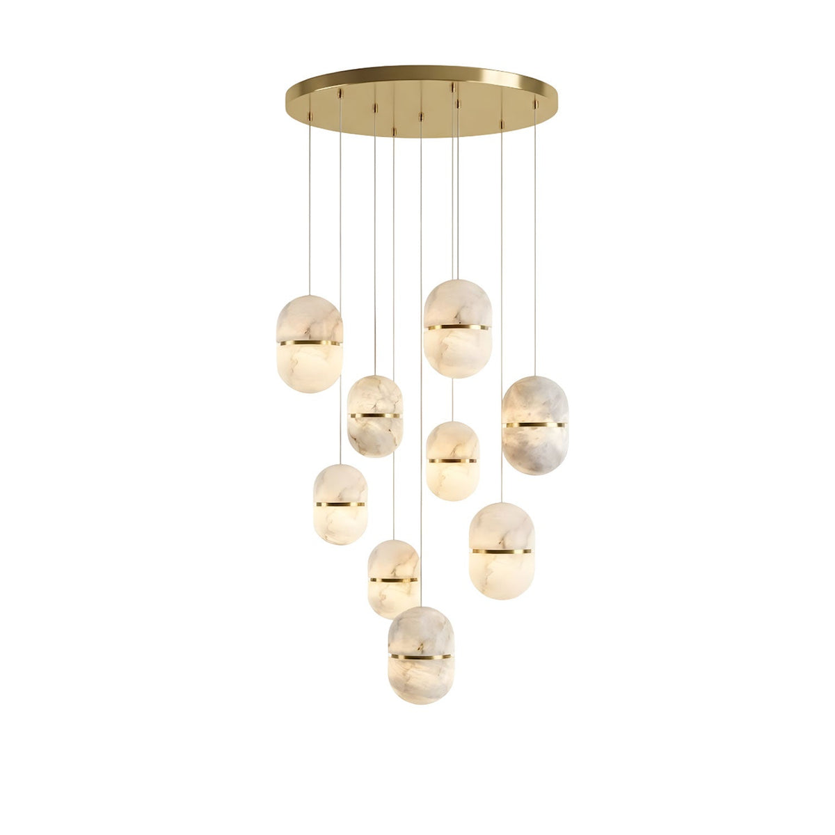 Equator Stone Pendant Light
