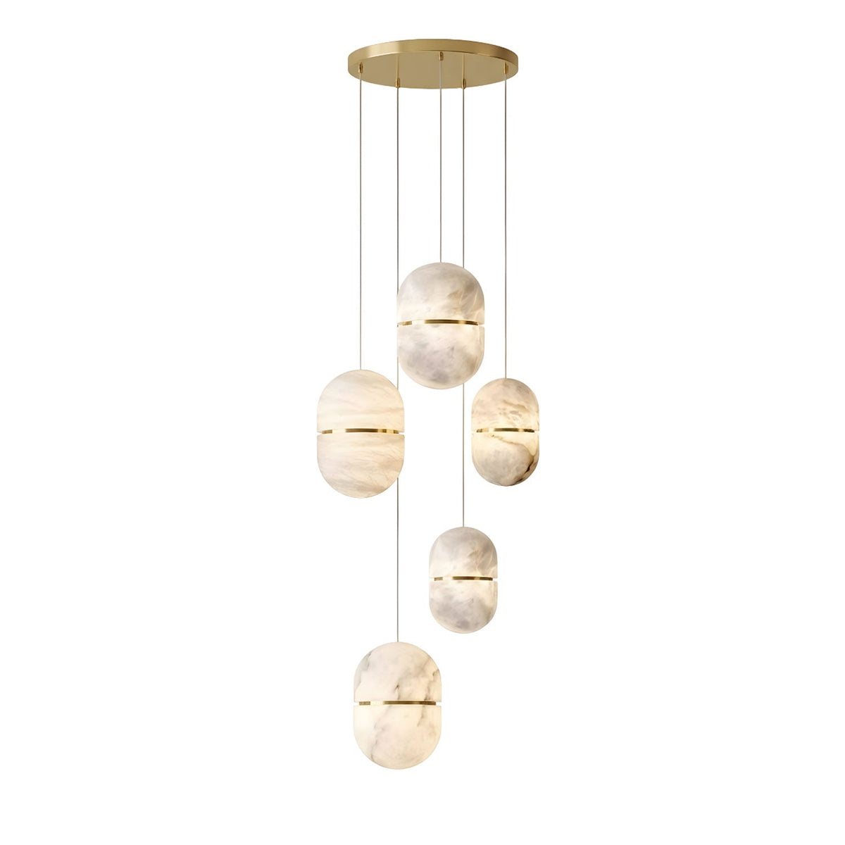 Equator Stone Pendant Light