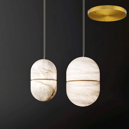 Equator Stone Pendant Light