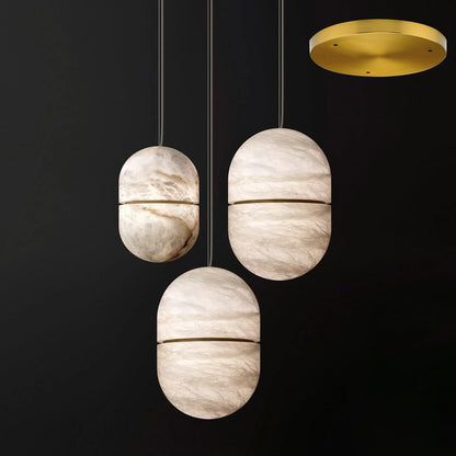 Equator Stone Pendant Light
