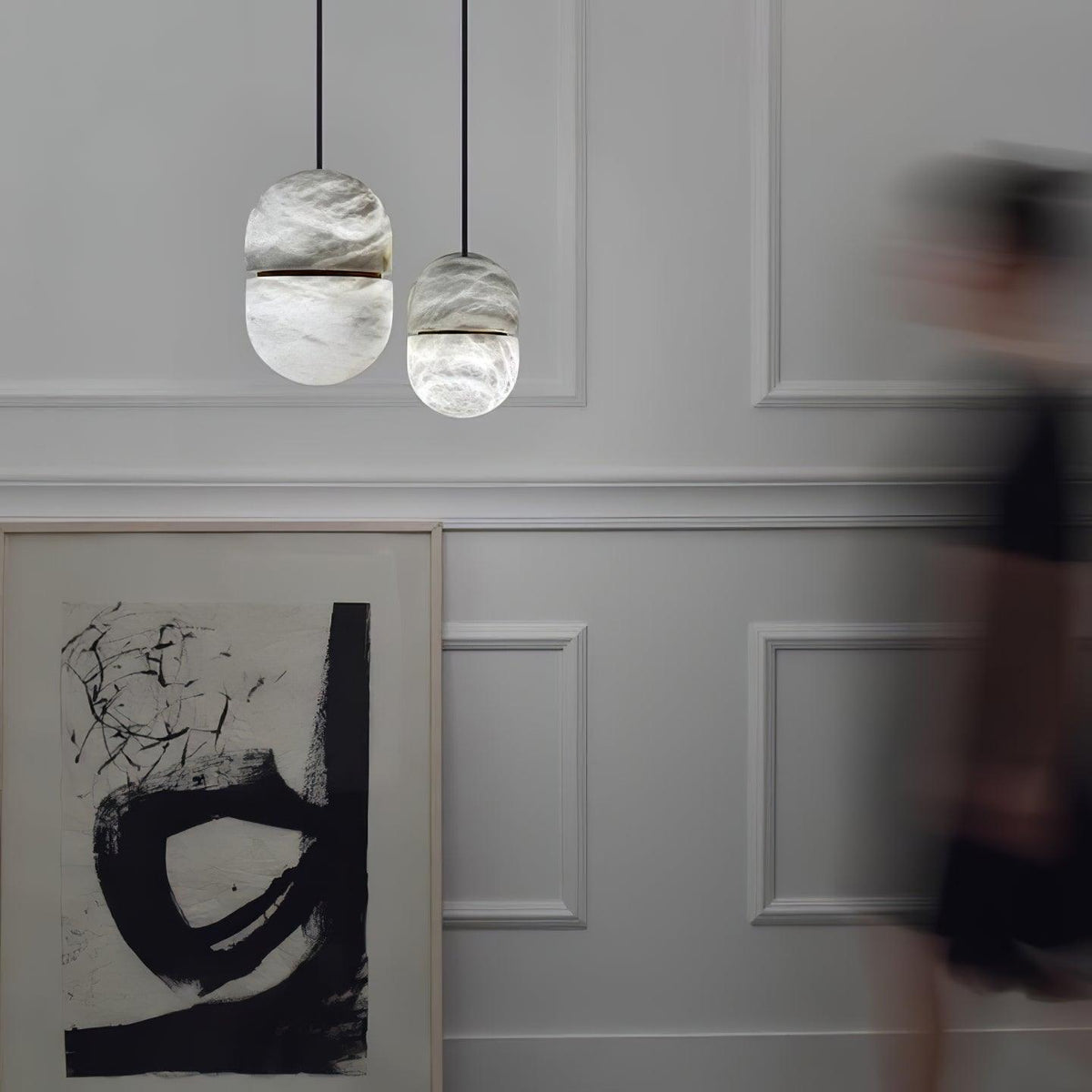 Equator Stone Pendant Light