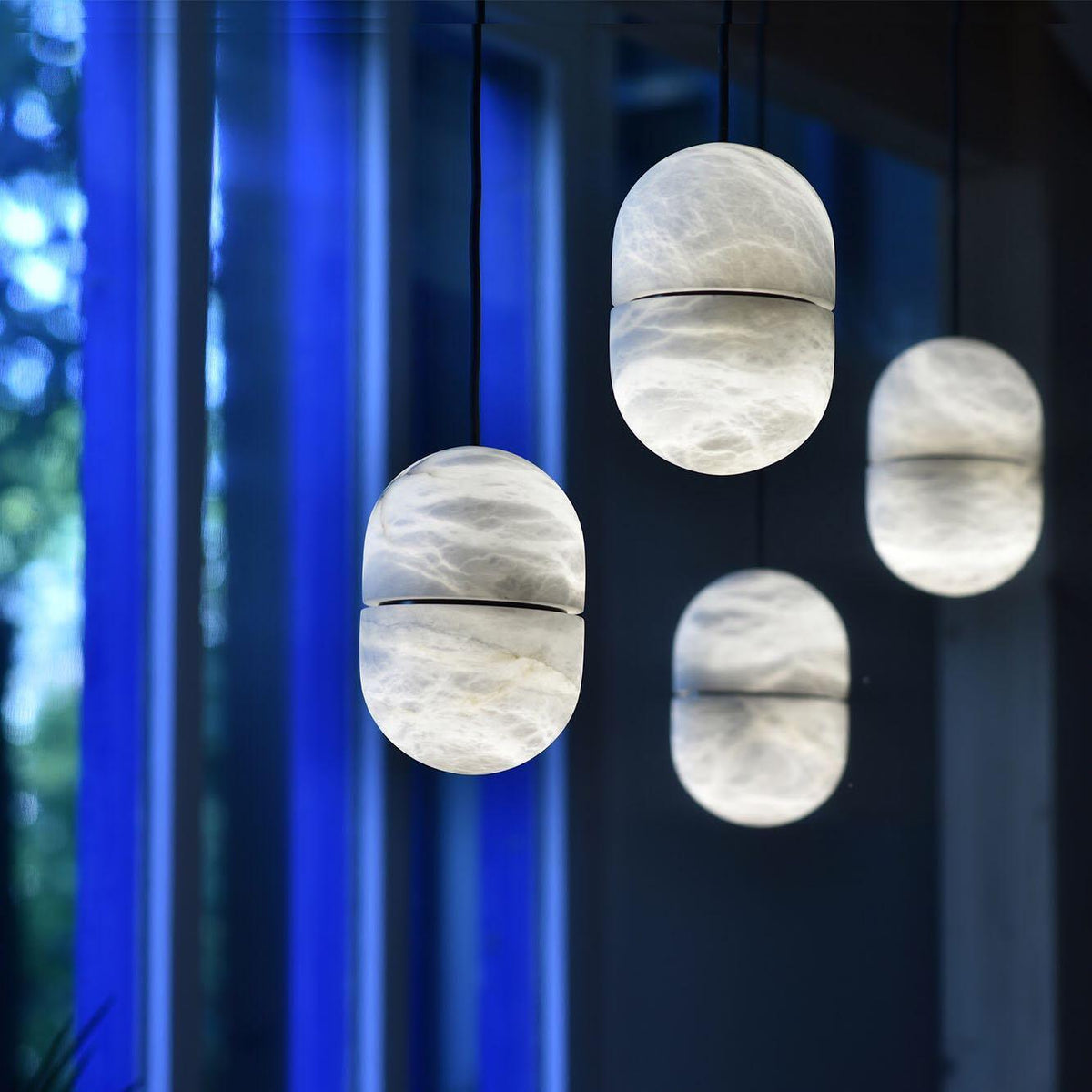Equator Stone Pendant Light