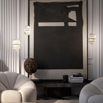 Equator Stone Pendant Light