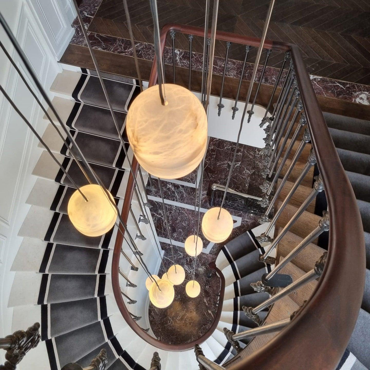 Equator Stone Pendant Light