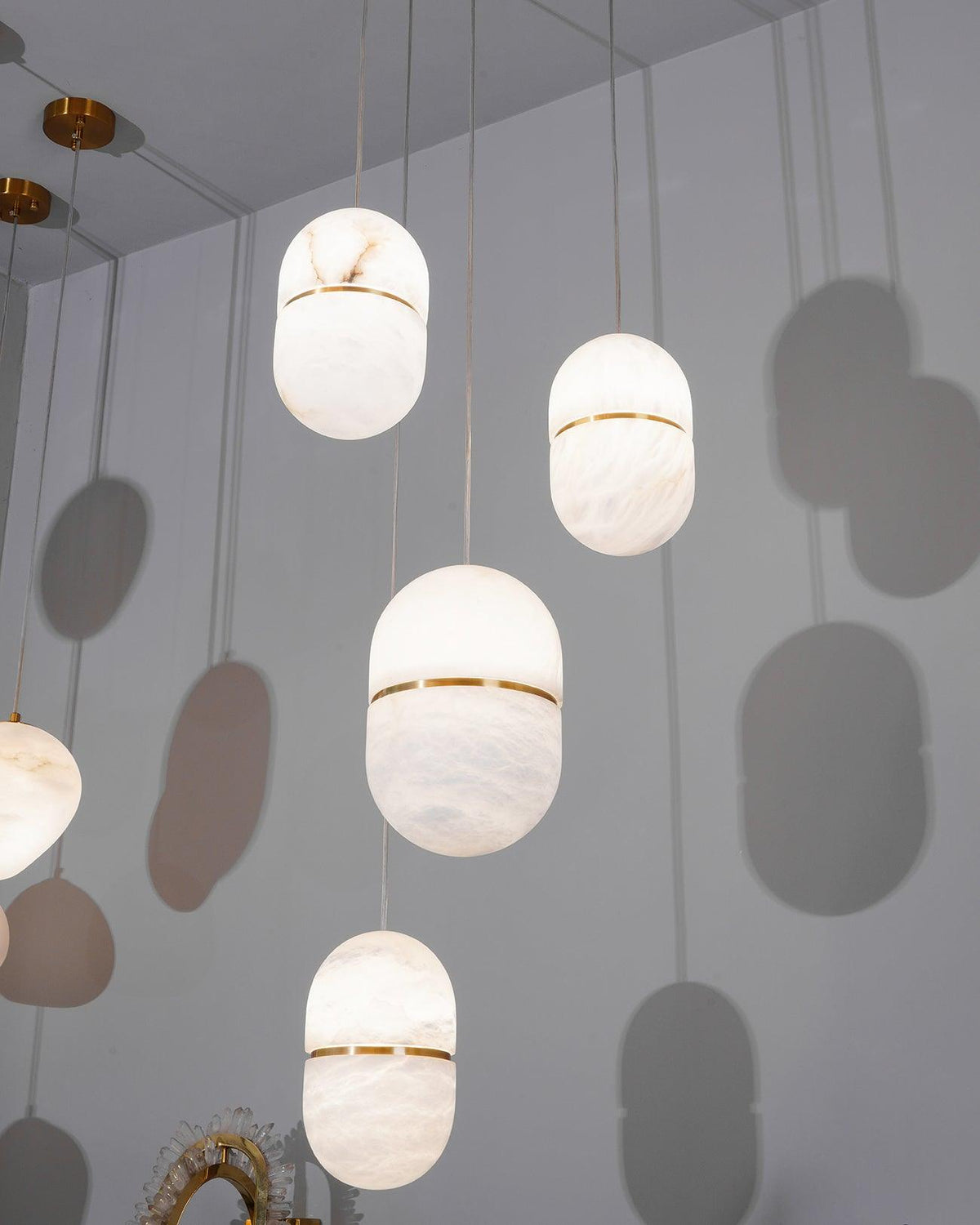Equator Stone Pendant Light