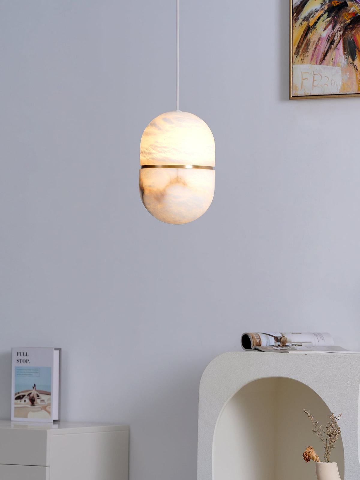Equator Stone Pendant Light