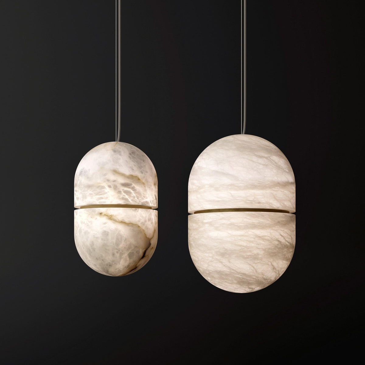 Equator Stone Pendant Light