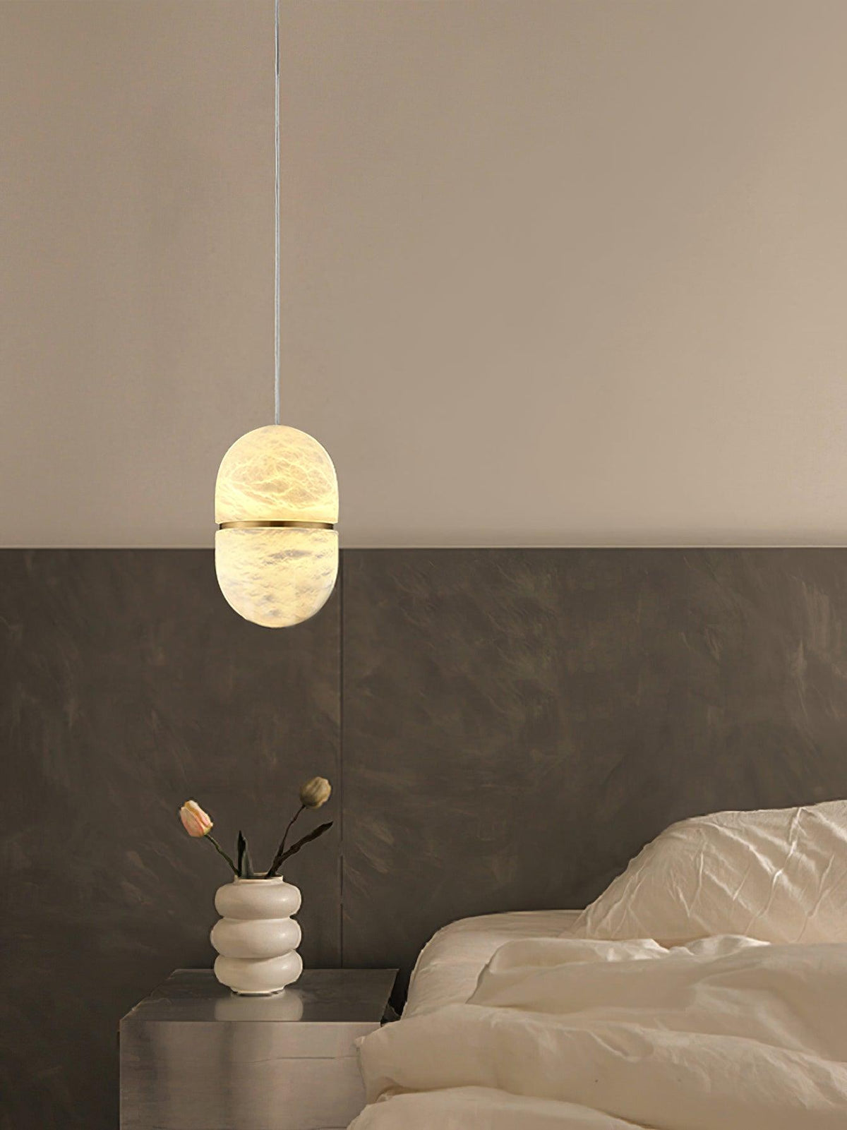 Equator Stone Pendant Light