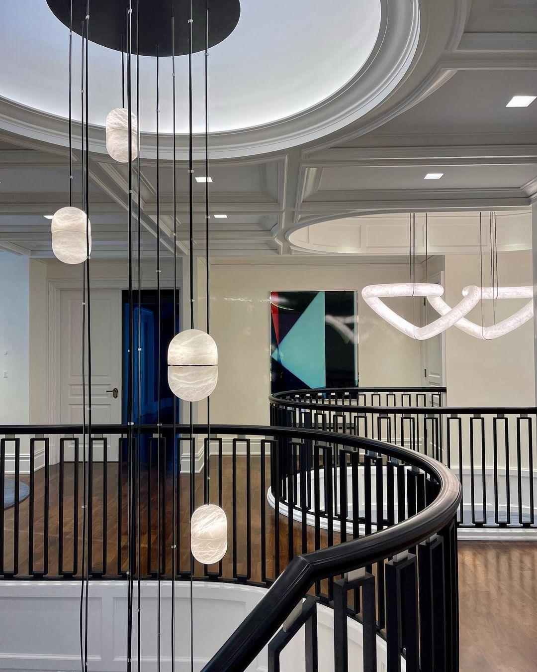 Equator Stone Pendant Light