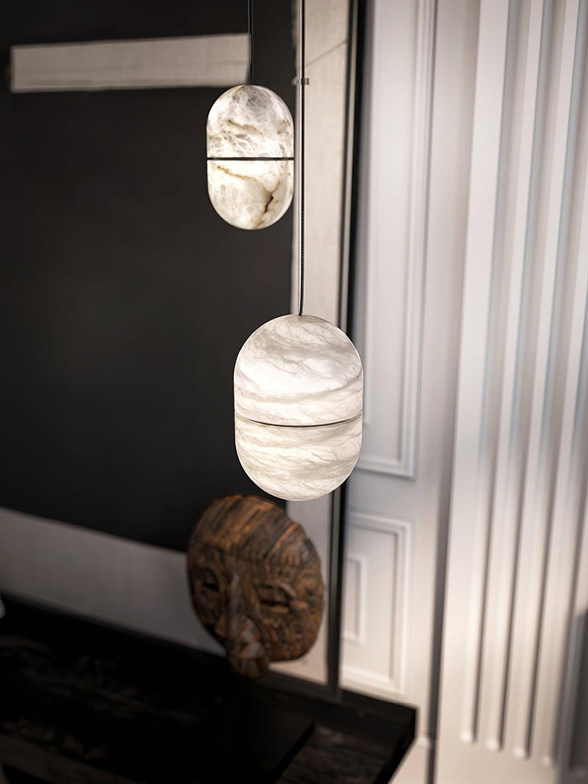 Equator Stone Pendant Light
