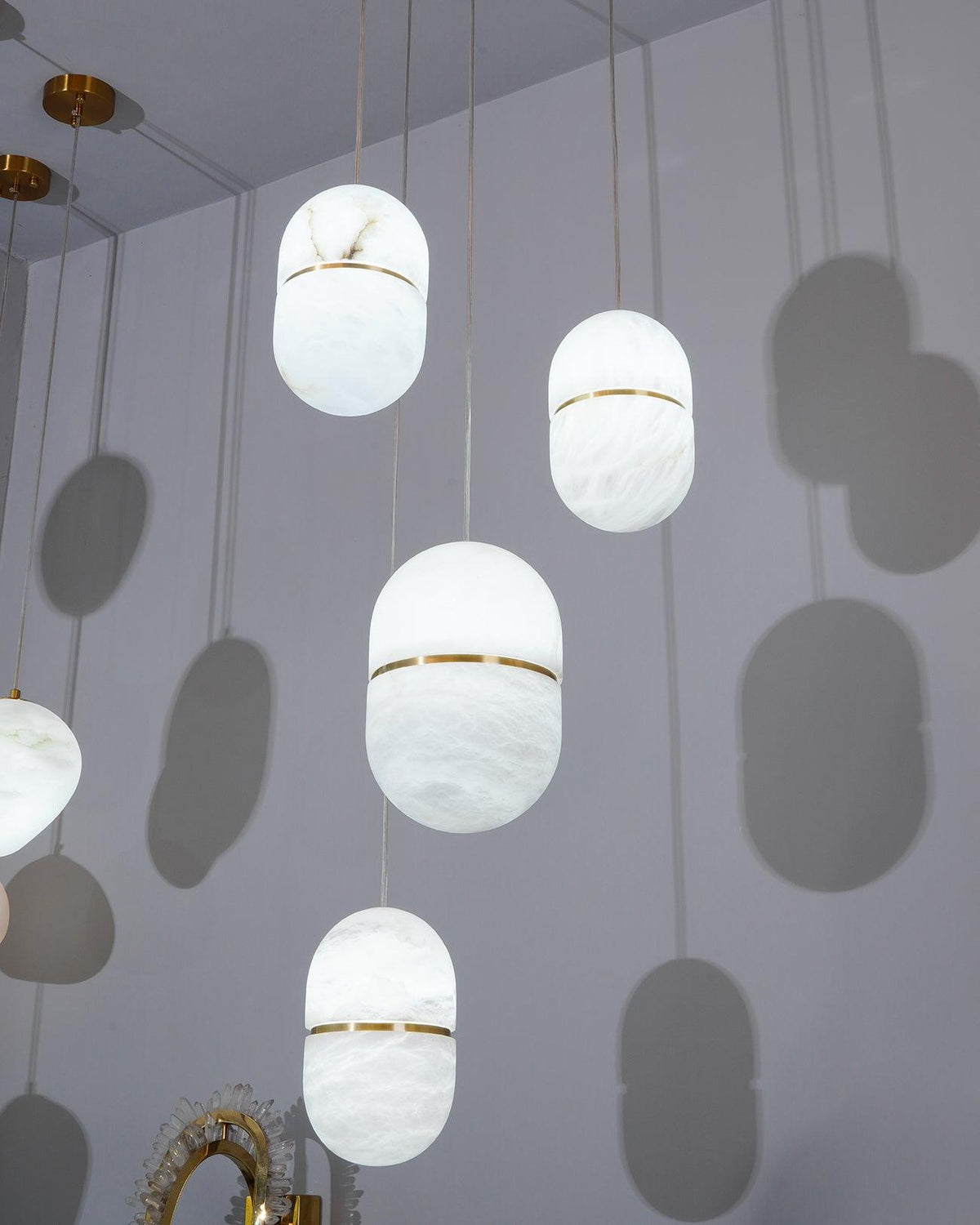 Equator Stone Pendant Light