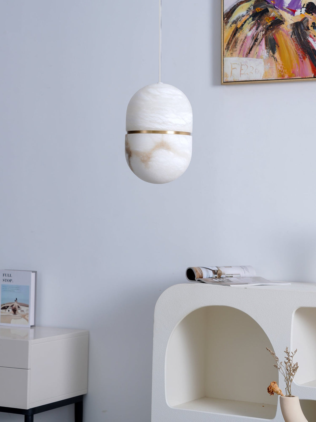Equator Stone Pendant Light