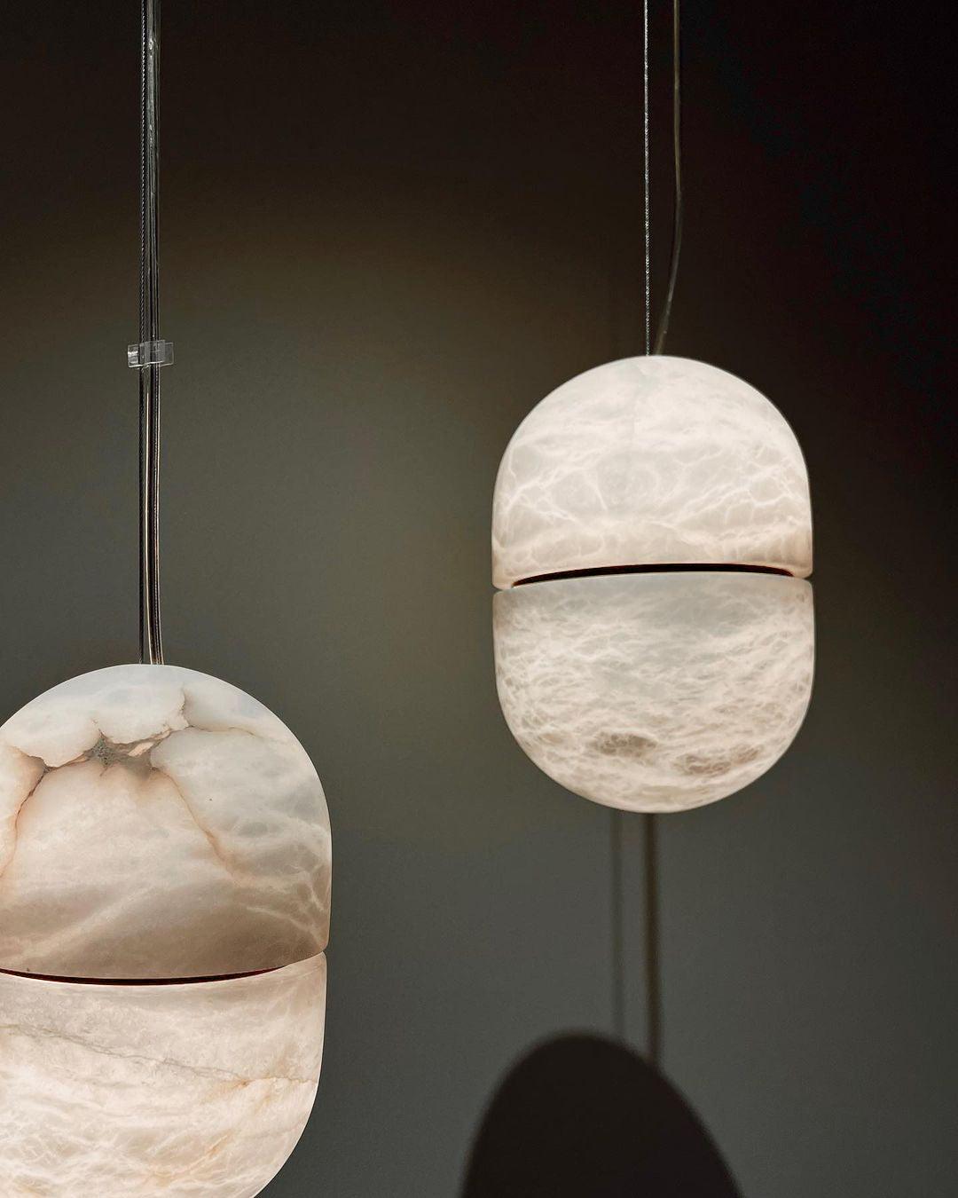 Equator Stone Pendant Light
