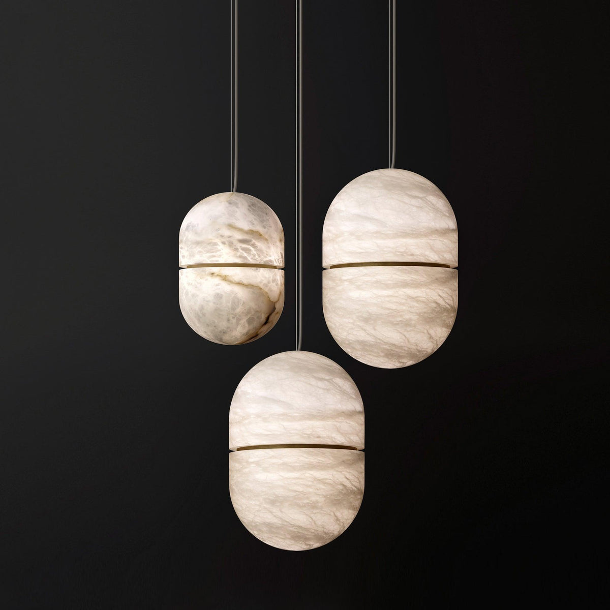 Equator Stone Pendant Light