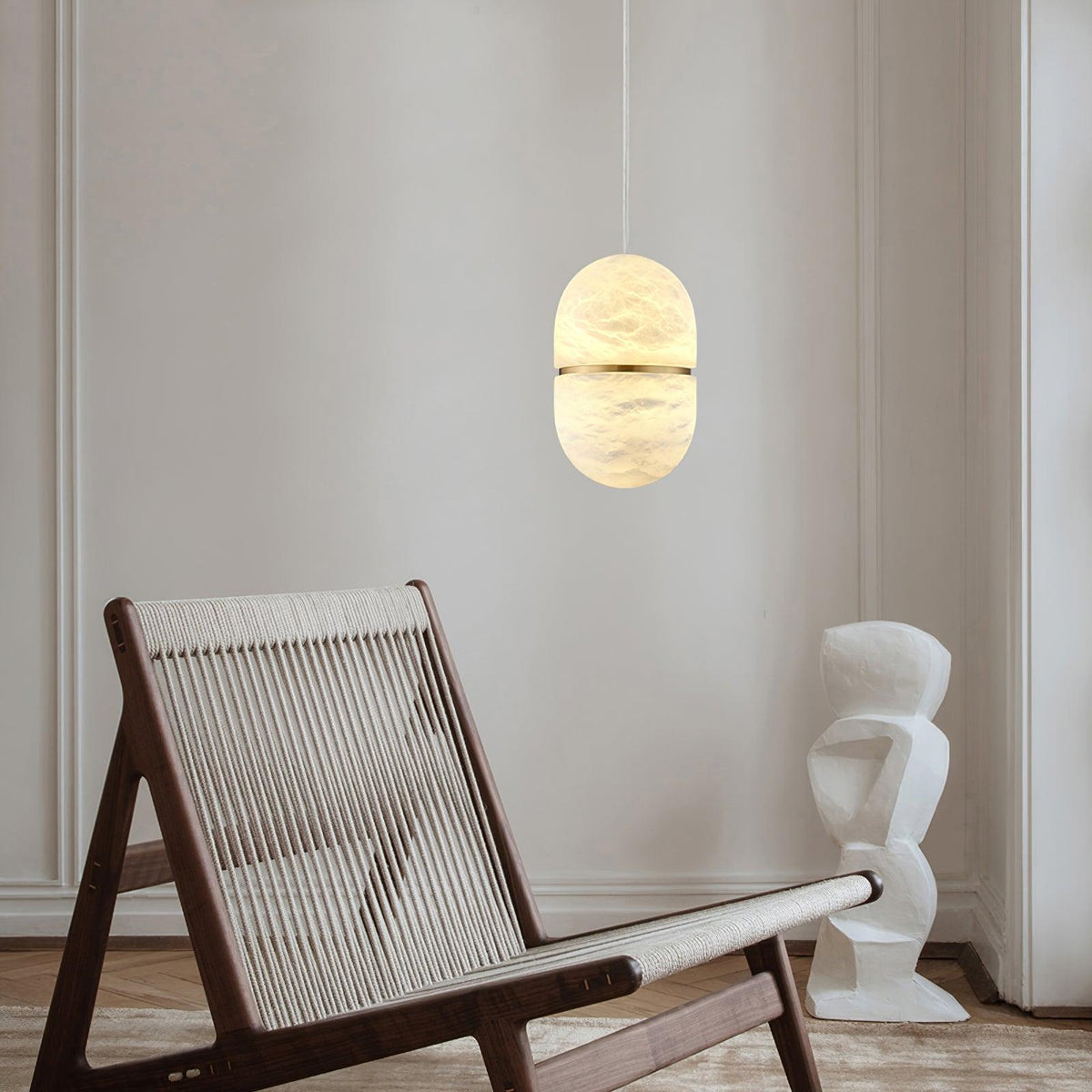 Equator Stone Pendant Light
