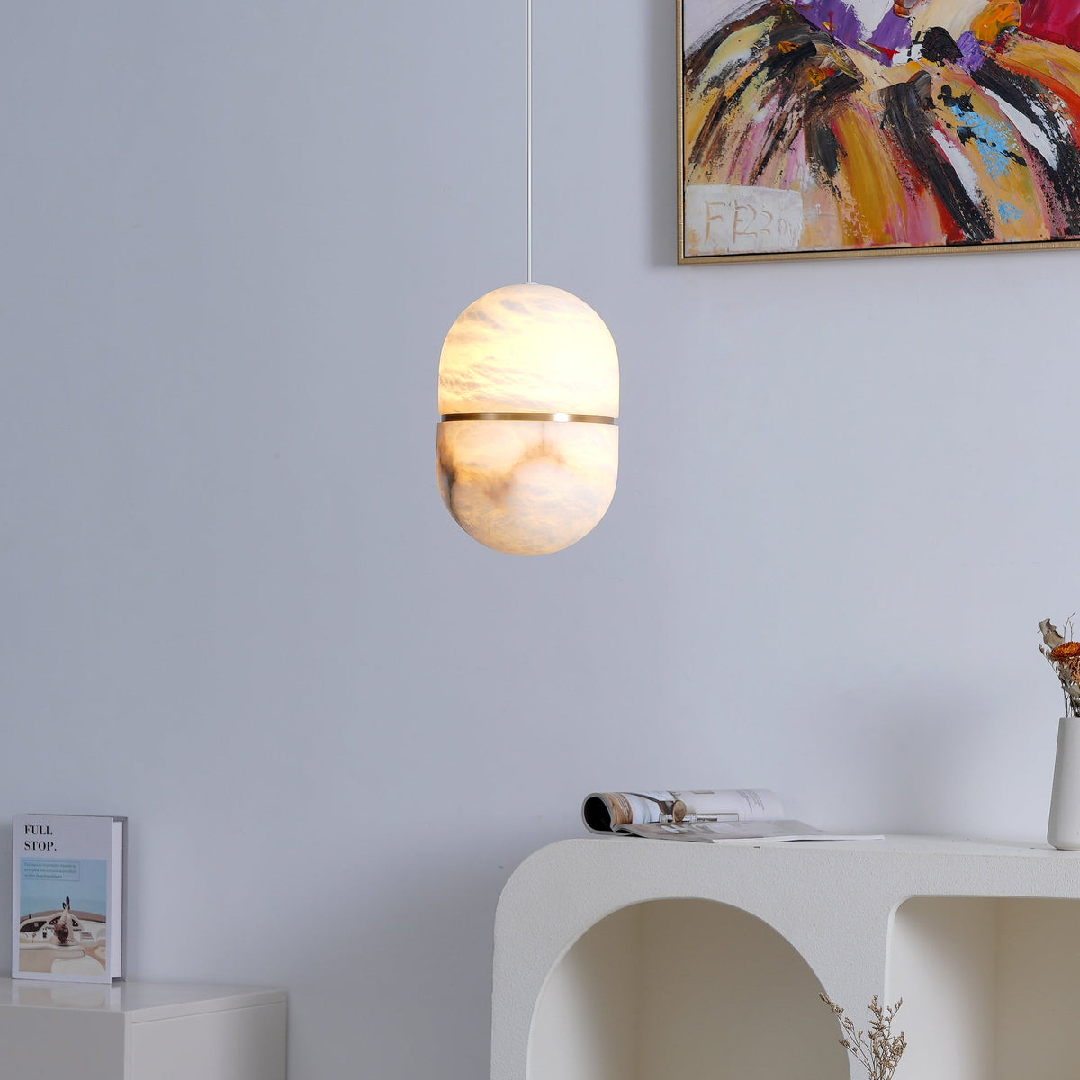 Equator Stone Pendant Light
