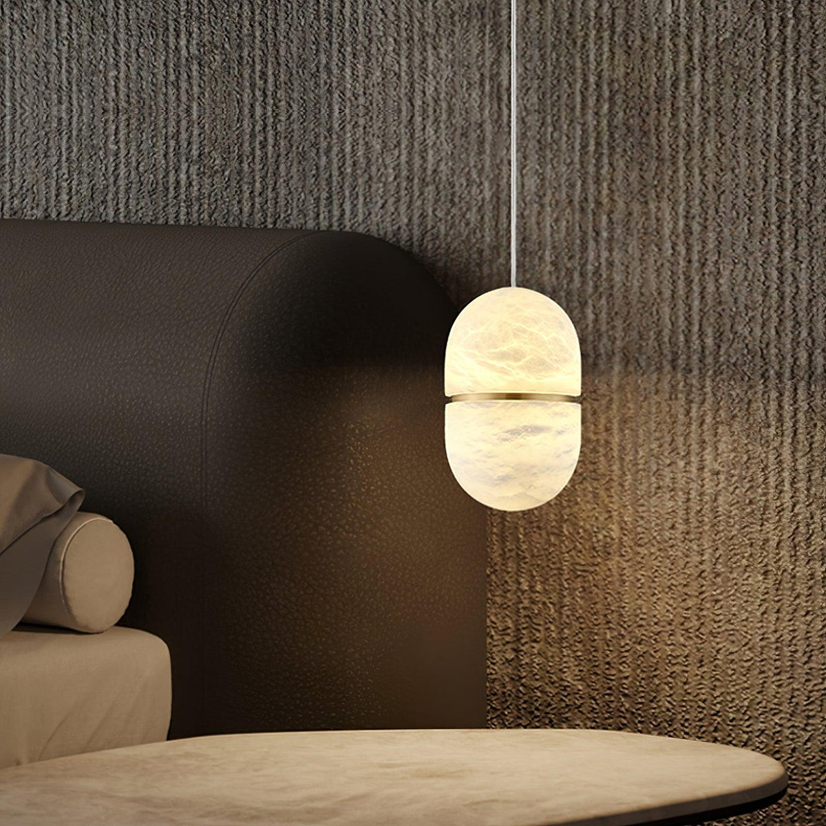 Equator Stone Pendant Light