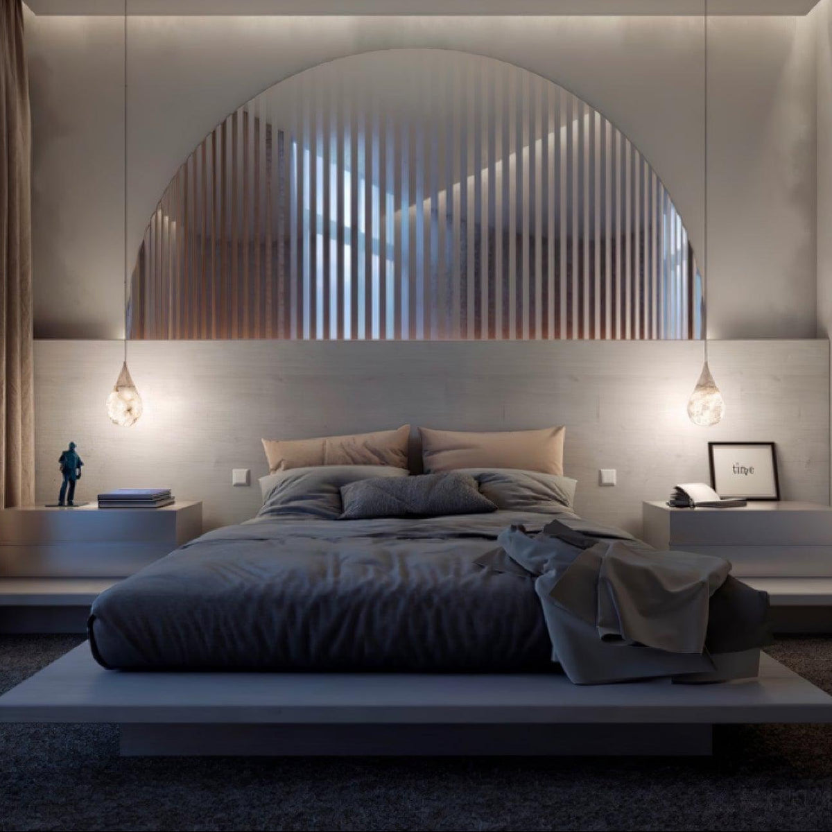 Drop Stone Pendant Light