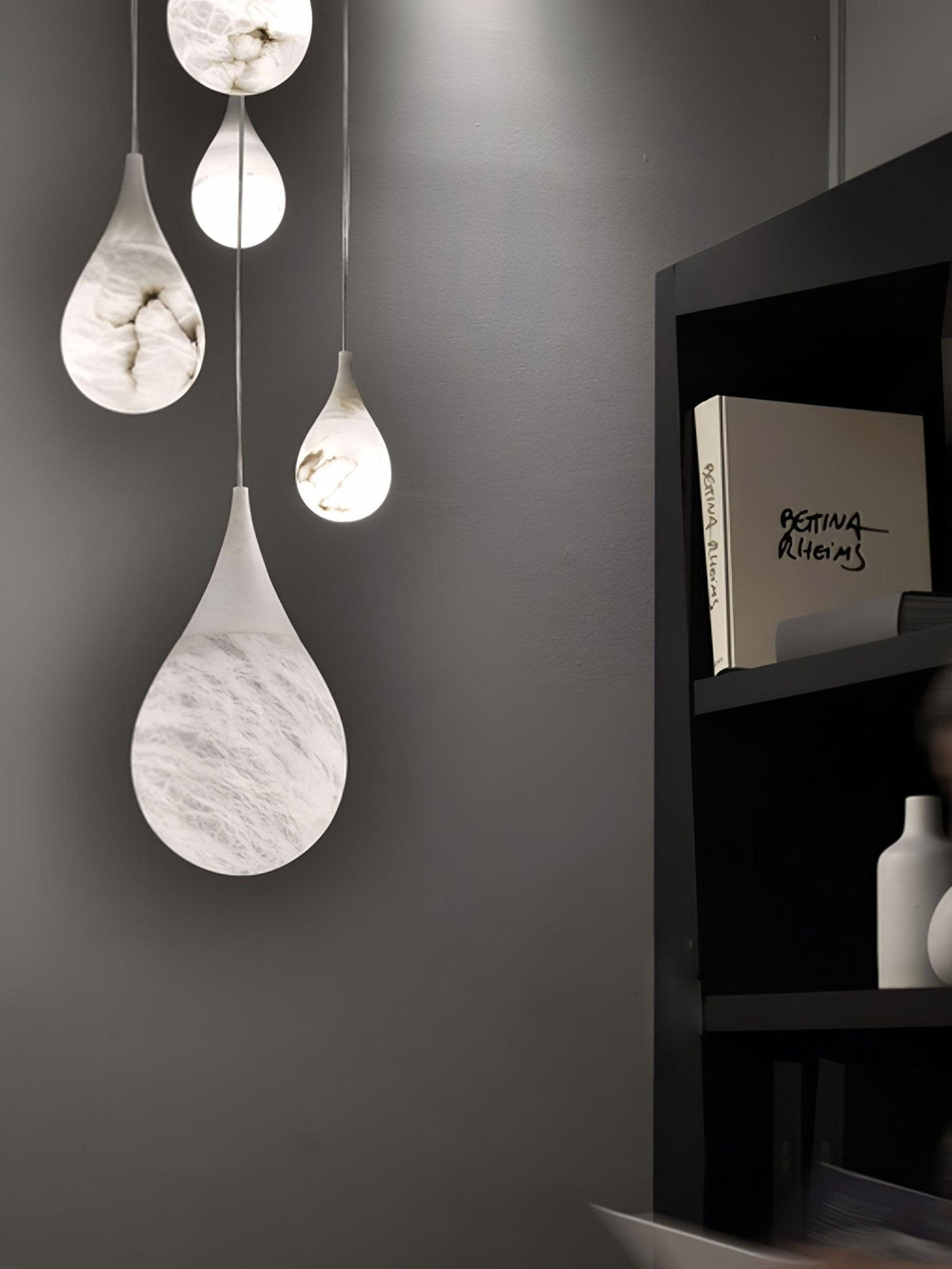 Drop Stone Pendant Light