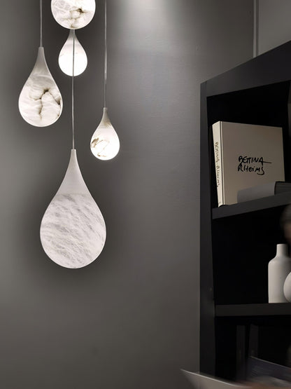 Drop Stone Pendant Light