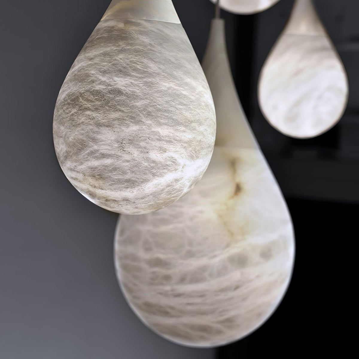 Drop Stone Pendant Light