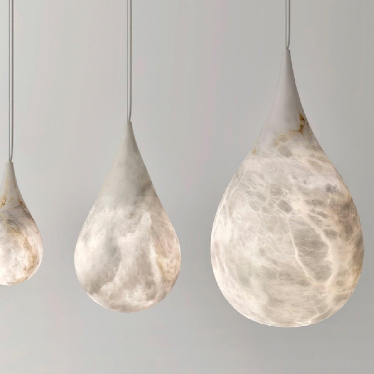 Drop Stone Pendant Light