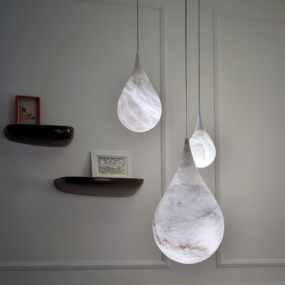 Drop Stone Pendant Light