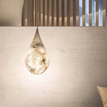 Drop Stone Pendant Light