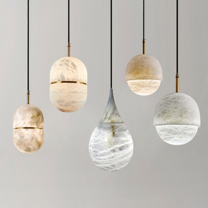 Drop Stone Pendant Light