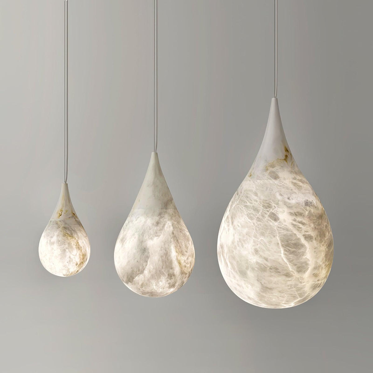 Drop Stone Pendant Light