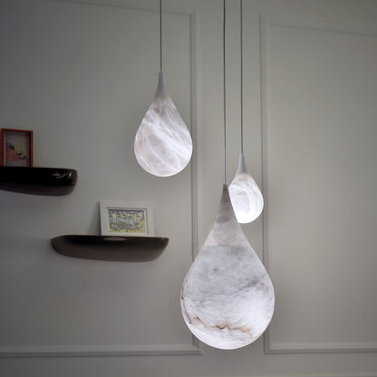 Drop Stone Pendant Light