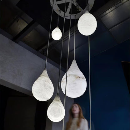 Drop Stone Pendant Light