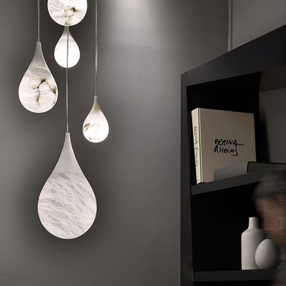 Drop Stone Pendant Light