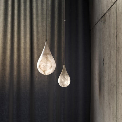 Drop Stone Pendant Light