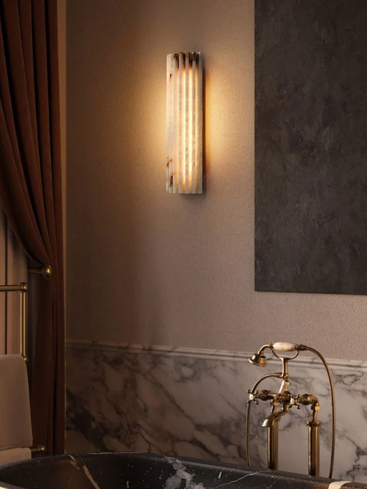 Vein Flute Wall Light