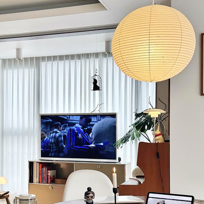 Orb Paper Pendant Light
