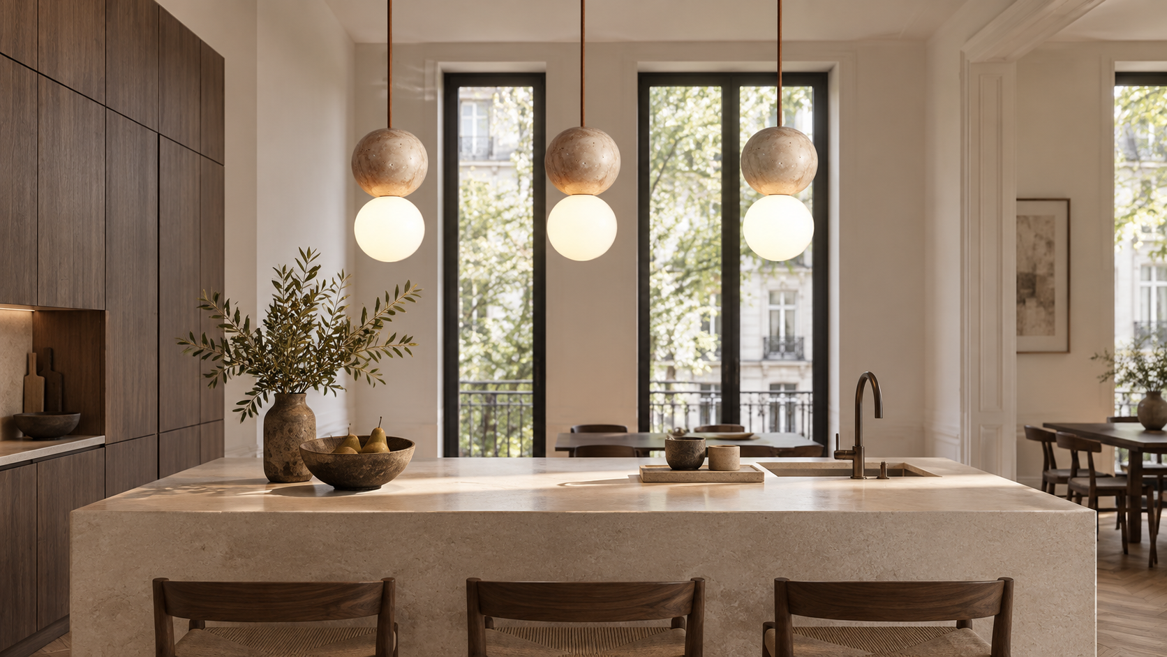 Hanglampen in een sfeervol interieur